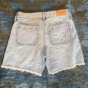 Abercrombie Kids Mid Rise Baggy Denim Shorts